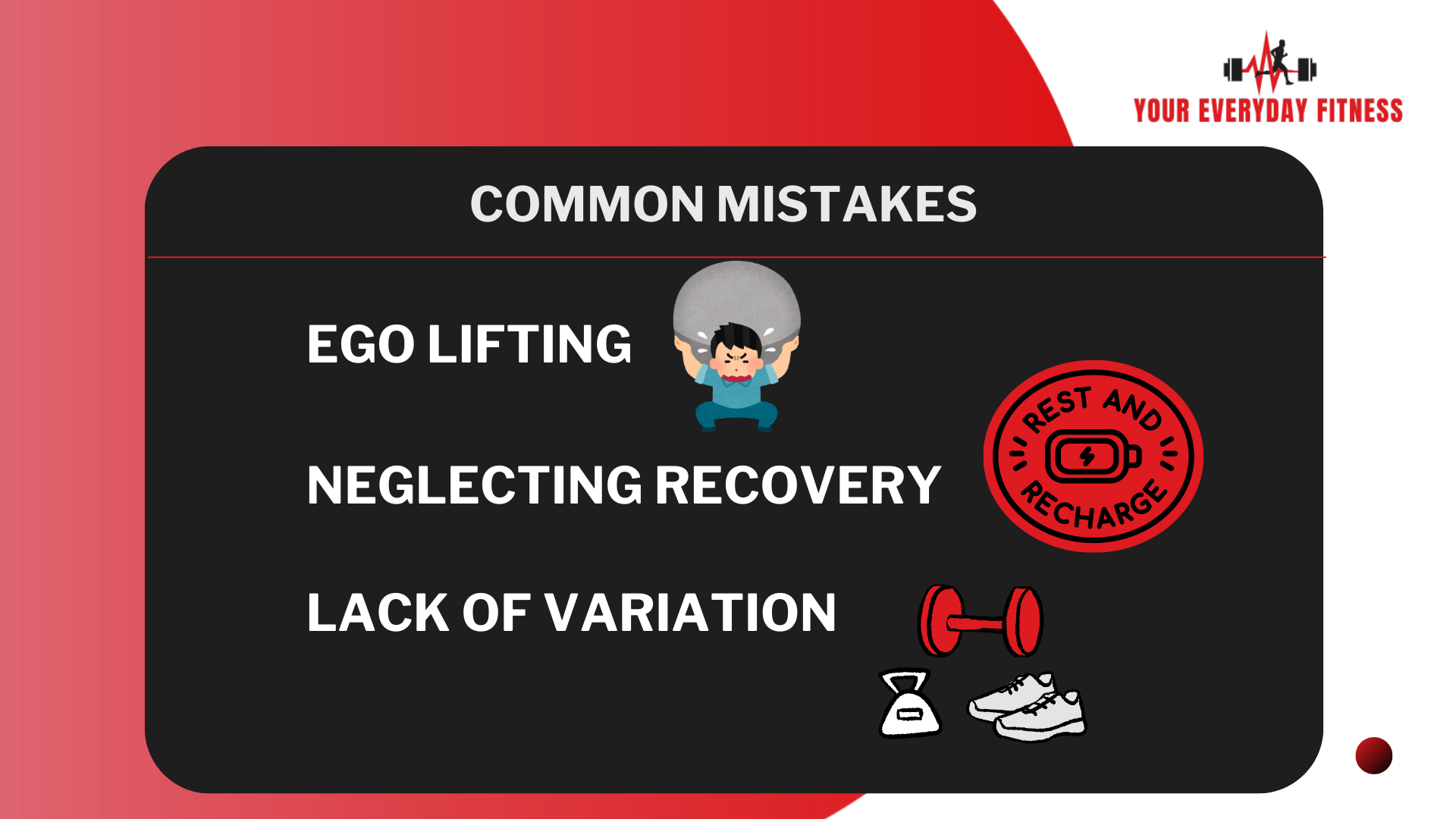 Common mistakes with progressive overload