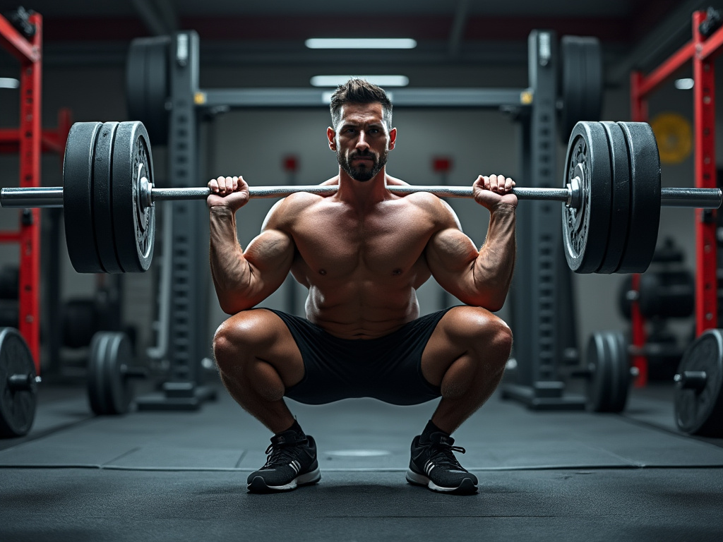 squatting with correct form